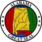 The state seal of Alabama Business Entity Search