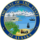 The state seal of Alaska Business Entity Search