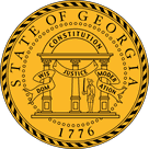 The state seal of Georgia Business Entity Search