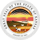 The state seal of Kansas Business Entity Search